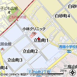 愛知県碧南市立山町1丁目周辺の地図