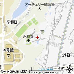 兵庫県三田市沢谷156周辺の地図