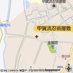 滋賀県甲賀市甲南町竜法師2250周辺の地図