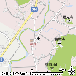 兵庫県三木市吉川町冨岡770周辺の地図