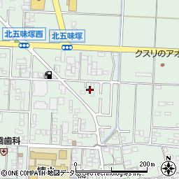 三重県四日市市楠町北五味塚2013-1周辺の地図