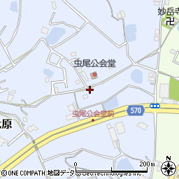 兵庫県三田市大原1587周辺の地図