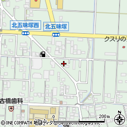 三重県四日市市楠町北五味塚2011-1周辺の地図