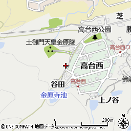 京都府長岡京市金ケ原金原寺16周辺の地図