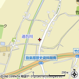 愛知県新城市竹広108周辺の地図