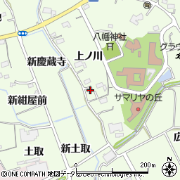 愛知県新城市矢部上ノ川65周辺の地図
