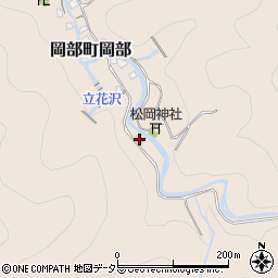 静岡県藤枝市岡部町岡部2901周辺の地図