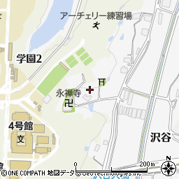 兵庫県三田市沢谷155周辺の地図