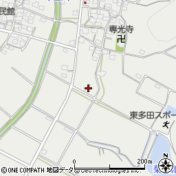 兵庫県姫路市山田町多田420-2周辺の地図