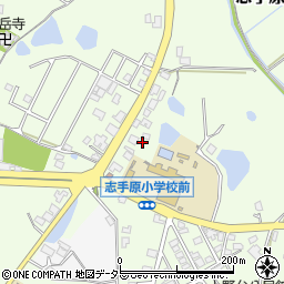 兵庫県三田市志手原882-26周辺の地図