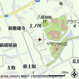 愛知県新城市矢部上ノ川4周辺の地図