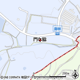 愛知県常滑市久米門ケ脇周辺の地図