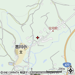 大阪府豊能郡豊能町吉川58-4周辺の地図