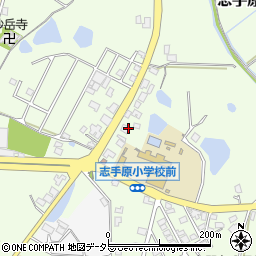 三田市立　志手原幼稚園周辺の地図