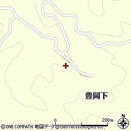 岡山県加賀郡吉備中央町豊岡下342周辺の地図