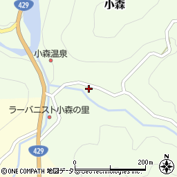 岡山県加賀郡吉備中央町小森241周辺の地図