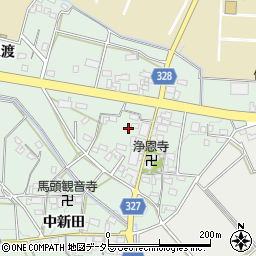 愛知県岡崎市美合町本郷周辺の地図