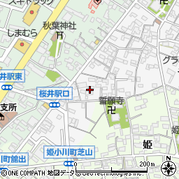 愛知県安城市東町荒井周辺の地図