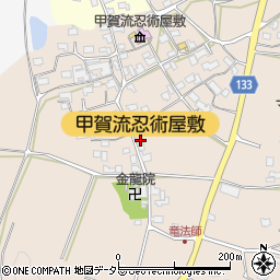 滋賀県甲賀市甲南町竜法師934周辺の地図