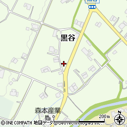 兵庫県加東市黒谷454周辺の地図