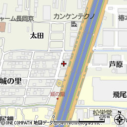 京都府長岡京市城の里12-10周辺の地図