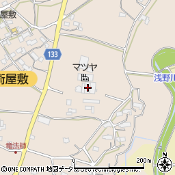 滋賀県甲賀市甲南町竜法師792周辺の地図