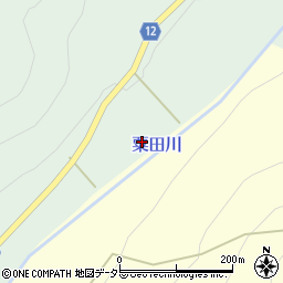 広島県庄原市東城町粟田1322周辺の地図