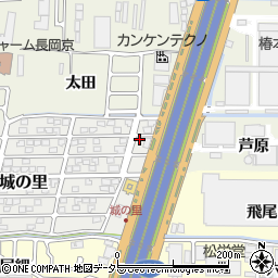 京都府長岡京市城の里12-9周辺の地図