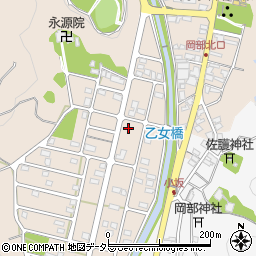 静岡県藤枝市岡部町岡部437周辺の地図