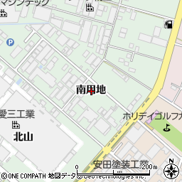 愛知県安城市東端町南用地周辺の地図