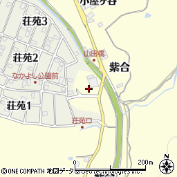 兵庫県川辺郡猪名川町紫合神子ヶ谷周辺の地図