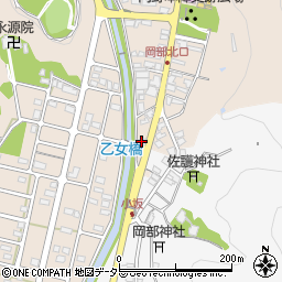 静岡県藤枝市岡部町岡部718周辺の地図