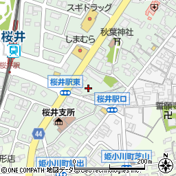 愛知県安城市桜井町茶屋坊周辺の地図