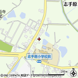 兵庫県三田市志手原882周辺の地図
