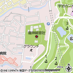 龍神総宮社周辺の地図