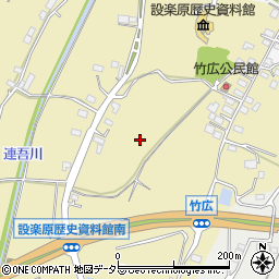 愛知県新城市竹広（山形）周辺の地図