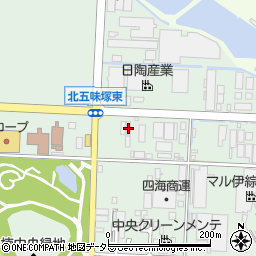 三重県四日市市楠町北五味塚1442-7周辺の地図