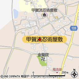 滋賀県甲賀市甲南町竜法師2241周辺の地図