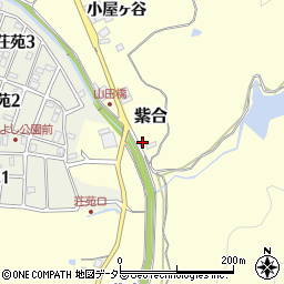 兵庫県川辺郡猪名川町紫合東間野原周辺の地図