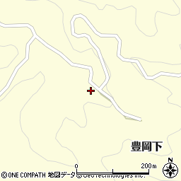 岡山県加賀郡吉備中央町豊岡下347周辺の地図