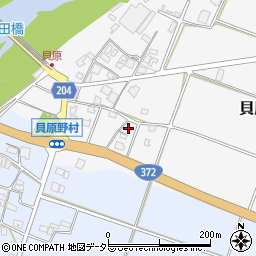 兵庫県加東市貝原63-1周辺の地図