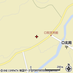 広島県庄原市口和町向泉375周辺の地図