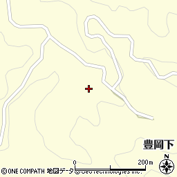 岡山県加賀郡吉備中央町豊岡下349周辺の地図