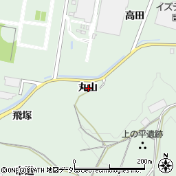 愛知県新城市有海丸山周辺の地図