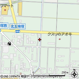 三重県四日市市楠町北五味塚1922-5周辺の地図