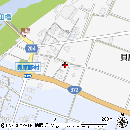 兵庫県加東市貝原63-2周辺の地図