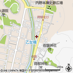 静岡県藤枝市岡部町岡部712周辺の地図