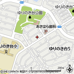 兵庫県三田市ゆりのき台5丁目30周辺の地図