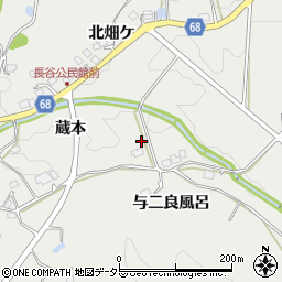 兵庫県宝塚市長谷周辺の地図