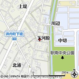 愛知県岡崎市井内町下河原5-1周辺の地図